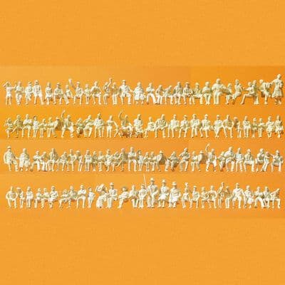 Preiser 16328 Seated People OO/HO (Unpainted)