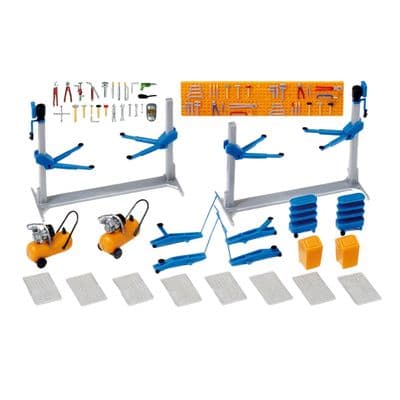 Preiser 17186 Car Workshop/Garage Interior Kit OO/HO