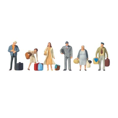 AIRFIX PREISER JOUEF HO 52 figurines peintes personnages assis debout