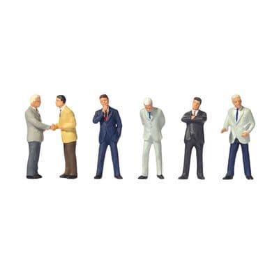 Preiser 73006 Businessmen (Pack of 6) OO/4mm/1:76