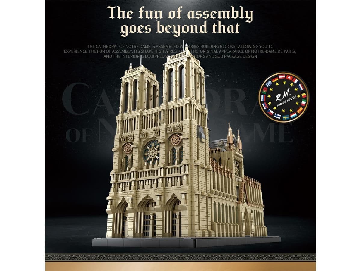 Reobrix Cathedral of Notre Dame Build Set 66016