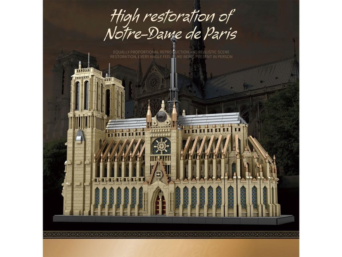 Reobrix Cathedral of Notre Dame Build Set 66016
