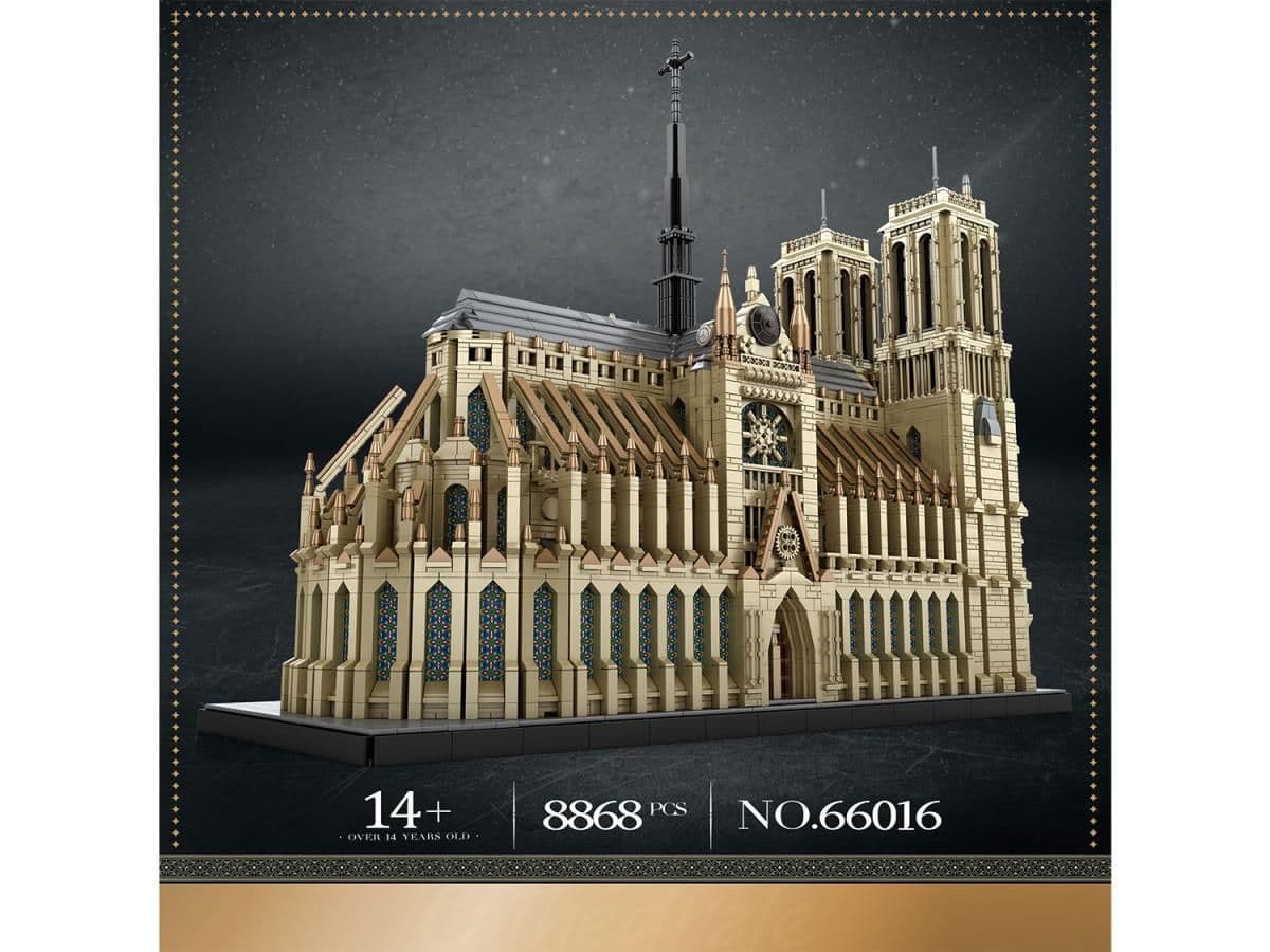 Reobrix Cathedral of Notre Dame Build Set 66016