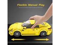 Reobrix Maserati Yellow Sports Car Model Kit 823