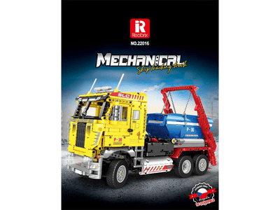 Reobrix RC Dumpster Container Truck 1918pc Construction Set 22016