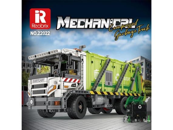 Reobrix RC Garbage Truck 1458pc Kit 22022