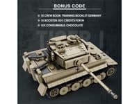 Reobrix Tiger I Tank Kit – 1138 Pieces 77031