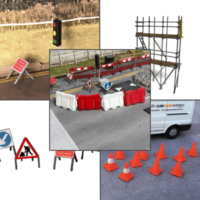 Road Works & Construction Bundle - OO/4mm/1:76