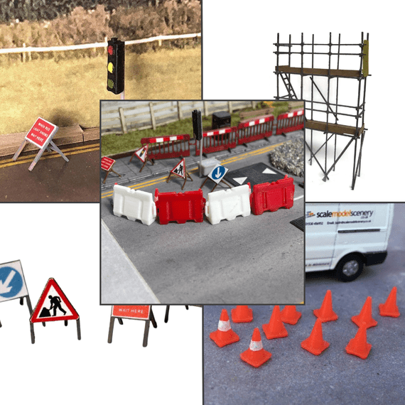 Road Works & Construction Bundle - OO/4mm/1:76