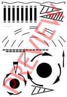 RX001-OO Laser Cut Road Marking Stencils OO/4mm/1:76