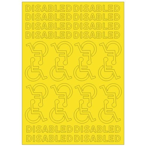 RX015-OO Disabled Self-Adhesive Road Markings - OO/4mm/1:76