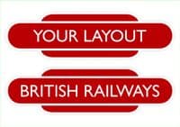 Steam Era Custom Railway Station Totem Signs - Small - Pack of 2 (280mm)