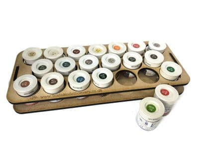 SX004 Paint Stand / Rack For Humbrol / Airfix Paints (Holds 20 tins)