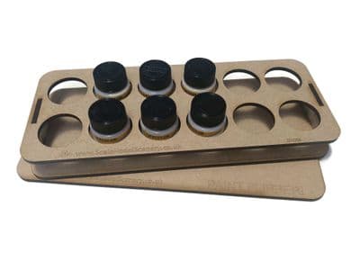 SX005 Paint Stand / Rack For Tamiya / Lifecolor Paints (Holds 12 tins)