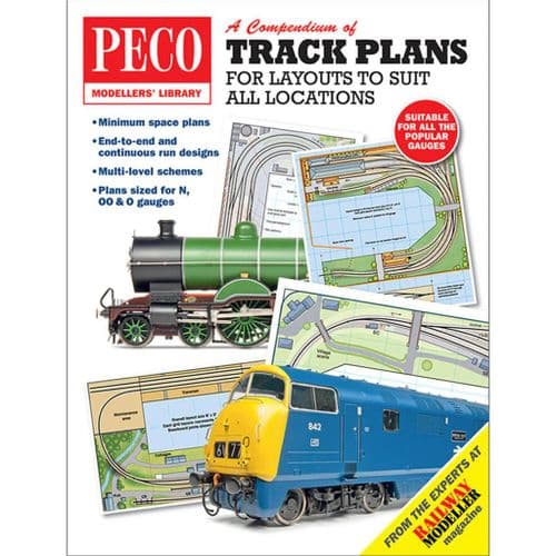Livre De Plans Peco Setrack Pour Railway Modélisme Échelle OO/HO - STP-OO