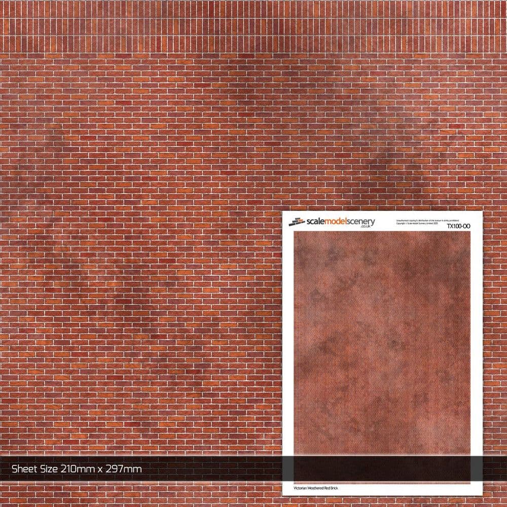 tx100-oo-victorian-weathered-red-brick-texture-paper-pack-of-5-oo-4mm-1-76