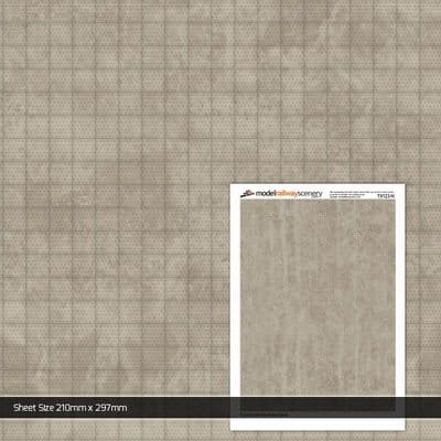 TX123-N Tactile Paving Natural Texture Paper (Pack of 2) - N/2mm/1:148