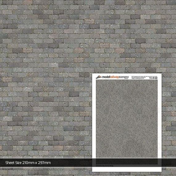 TX149-OO Staffordshire Blue Diamond Paving (Pack of 5) OO/4mm/1:76