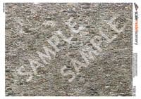 TX220-32 Old Stone Wall Paper Sheets (Pack of 5) For 1:32 Scale Model Buildings