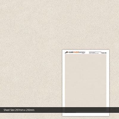 TX222-OO Magnolia Painted Rendered Wall Texture Paper (Pack of 5) - OO/4mm/1:76