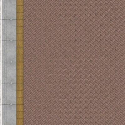 TX236-OO Pink Herringbone Platform Sheets With Network Rail Coping ( Pk of 5) OO/4mm/1:76