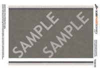 TX240-O Asphalt Platform Texture With Blue Brick Coping (Pk of 5) O/7mm/1:43