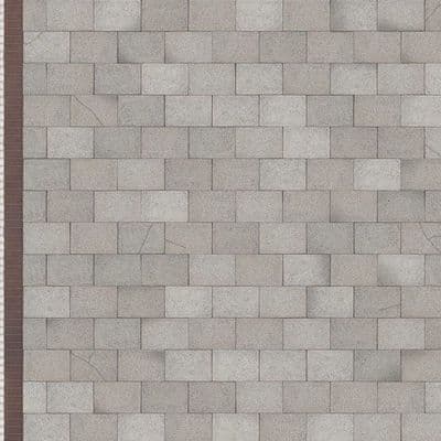 TX242-OO Slabbed Platform Texture With Red Brick Coping (Pk of 5) OO/4mm/1:76