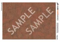 TX263-48 English Bond Dirty Red Brick Texture Paper (Pack of 5) - 1:48 Scale