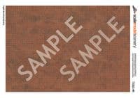 TX263-48 English Bond Dirty Red Brick Texture Paper (Pack of 5) - 1:48 Scale