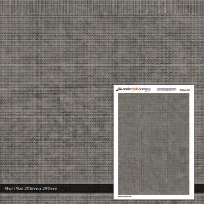 TX264-120 English Bond Blue Brick Texture Paper (Pack of 5) - TT:120