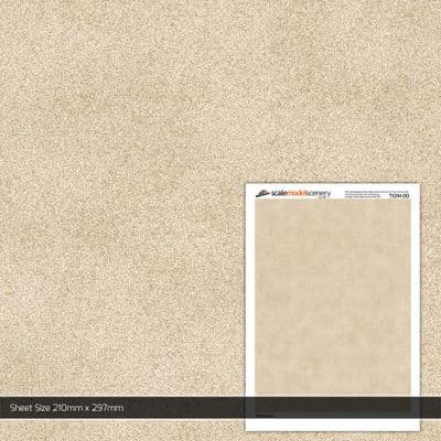 TX294-OO Buff Concrete Texture Paper (Pack of 5) - OO/4mm/1:76