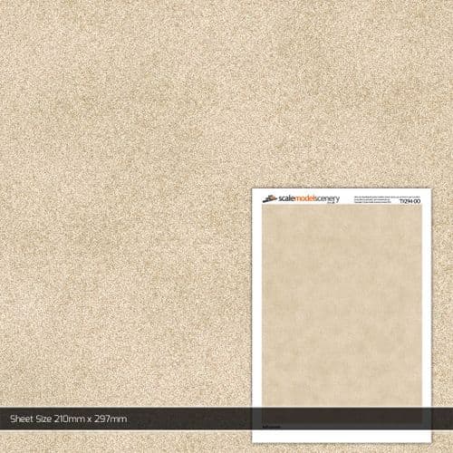 TX294-OO Buff Concrete Texture Paper (Pack of 5) - OO/4mm/1:76