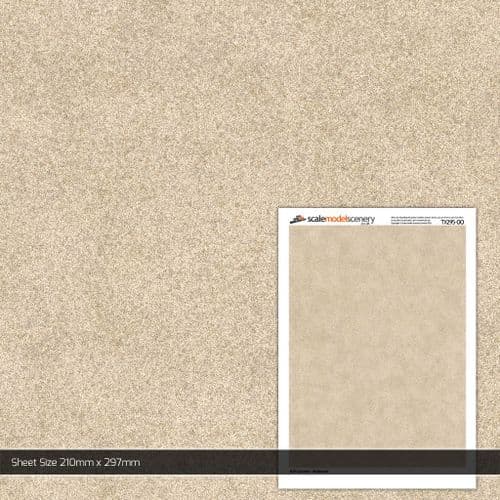 TX295-OO Weathered Buff Concrete Texture Paper (Pack of 5) - OO/4mm/1:76