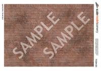 TX304-OO Flemish Bond Aged Red Brick Paper (Pack of 5) For OO/4mm/1:76