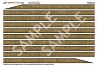 TX310-OO English Bond Weathered Yellow Brick Platform Wall Wraps - OO/4mm/1:76