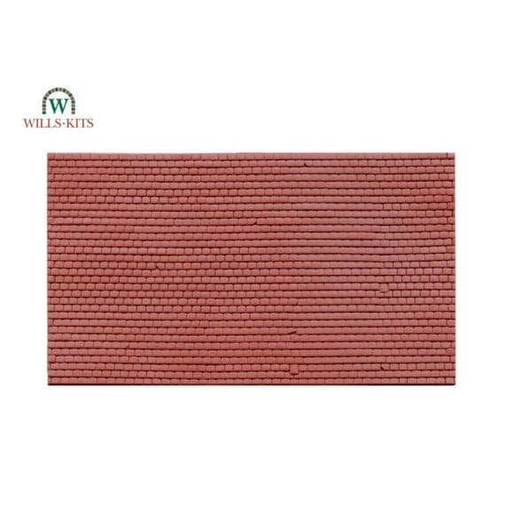 Wills SSMP211 Plain Tiles – OO/HO Scale