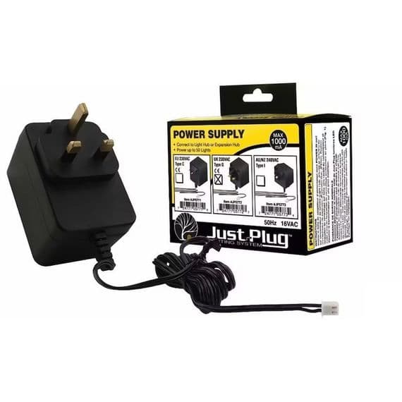 Woodland Scenics Just Plug UK Power Supply JP5772