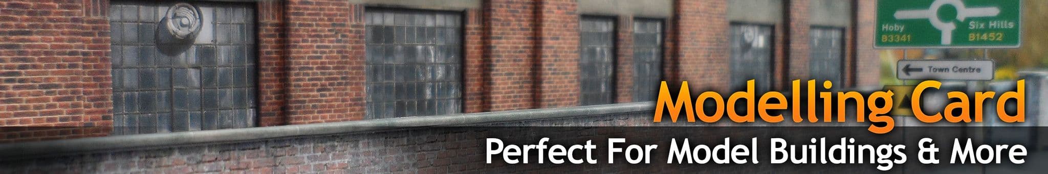 Modelling Card For Craft & Model Making Projects - Scale Model Scenery