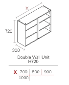 1000 Wall Unit White