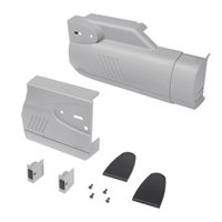 Blum. AVENTOS HK stay lift, cover cap set, left/right, for SERVO-DRIVE. Light grey/Dark grey. 21K8000