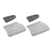 Blum. AVENTOS HK stay lift, cover cap set, left/right. Light grey/Dark grey. 20K8000