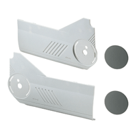 Blum. AVENTOS HL lift up, cover cap set, left/right. Light grey/Dark grey. 20L8000.01