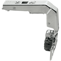 Blum. CLIP top BLUMOTION soft-close blind corner hinge 95°, boss: screw-on. Nickel plated. 79B9950.