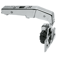 Blum. CLIP top BLUMOTION soft-close blind corner hinge 95°, inset, boss: screw-on. Nickel plated. 79B9550