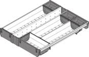 Blum. ORGA-LINE cutlery insert, for TANDEMBOX drawer, NL=450 mm, CW=450 mm. ZSI.45VEI4