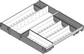 Blum. ORGA-LINE cutlery insert, for TANDEMBOX drawer, NL=450 mm, CW=600 mm. ZSI.60VEI4.
