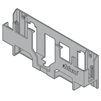 Blum. SERVO-DRIVE power supply unit housing, Panel fixing. R7037 white grey. Z10NG120