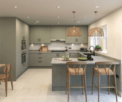 Fenton Reed Green Matt Doors