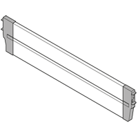 ORGA-LINE cross divider, for TANDEMBOX plus, CW=800 mm. R9006 white aluminium/dust grey. Z40H677S