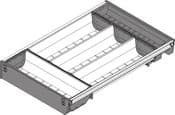ORGA-LINE cutlery insert, for TANDEMBOX drawer, NL=450 mm, width=280 mm. ZSI.450BI3N